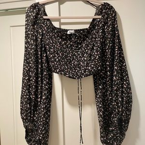 Princess Polly Long Sleeve Crop Top